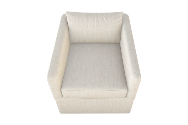 Moss Home Aston Swivel Chair – Embrace Comfort With Plush Down Feather Cushions And Chic Transitional Design Linen 100% Polyester Asto-cha-33-doulin