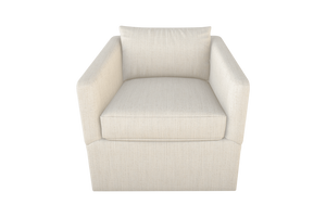 Moss Home Aston Swivel Chair – Embrace Comfort With Plush Down Feather Cushions And Chic Transitional Design Linen 100% Polyester Asto-cha-33-doulin