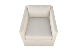 Moss Home Aston Swivel Chair - Embrace Comfort With Transitional Design And Plush Down Feather Cushions Cloud 100% Olefin Asto-cha-33-halclo