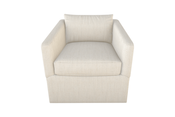 Moss Home Aston Swivel Chair - Embrace Comfort With Transitional Design And Plush Down Feather Cushions Cloud 100% Olefin Asto-cha-33-halclo