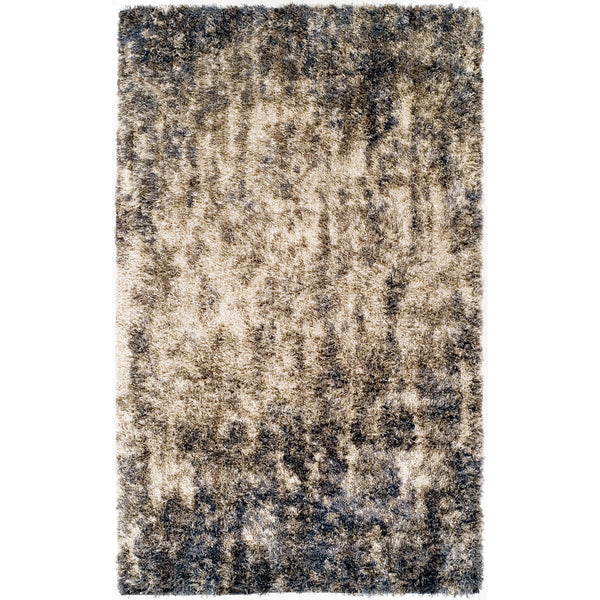 Dalyn Rugs Arturro AT10 Shag 60% Polypropylene/40% Polyester Transitional Rug Stone 7'10" x 10'7" AT10ST8X11