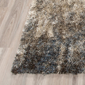 Dalyn Rugs Arturro AT10 Shag 60% Polypropylene/40% Polyester Transitional Rug Stone 7'10" x 10'7" AT10ST8X11