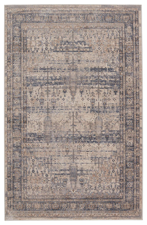 Jaipur Living Vibe by Jaipur Living Tristdan Distressed Medallion Rug Polypropylene Transitional Floor Accent 6'5"X9'6" RUG151690