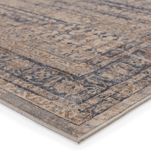 Jaipur Living Vibe by Jaipur Living Tristdan Distressed Medallion Rug Polypropylene Transitional Floor Accent 6'5"X9'6" RUG151690