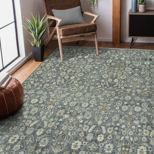 Amer Rugs Athens Traditional Hand-knotted Area Rug Crafted From Luxurious New Zealand Wool For Timeless Elegance Iron Wool Ath70912