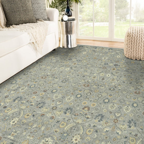 Amer Rugs Athens Traditional Hand-knotted Area Rug Crafted From Luxurious New Zealand Wool For Timeless Elegance Mink Wool Ath80203