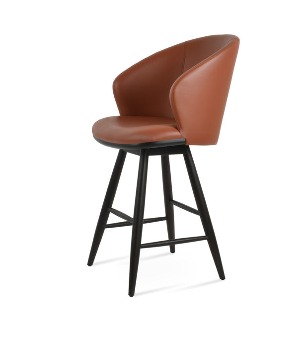 Soho Concept Athena Baba Barstools & Counterstools - Stylish Leatherette With Solid Wood Finishes, 2-year Guarantee Ash  Soho-concept-dining-chair-10448
