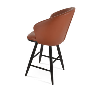 Soho Concept Athena Baba Barstools & Counterstools - Stylish Leatherette With Solid Wood Finishes, 2-year Guarantee Ash  Soho-concept-dining-chair-10449