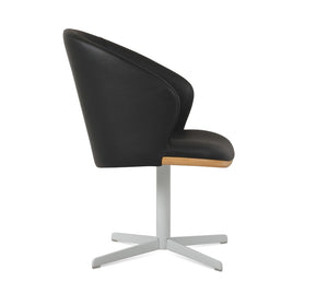 Soho Concept Athena 4 Star Swivel Armchair Dining Chair - Premium Leatherette, Modern Design, 2-year Guarantee White,Black,Natural  Soho-concept-dining-chair-00705
