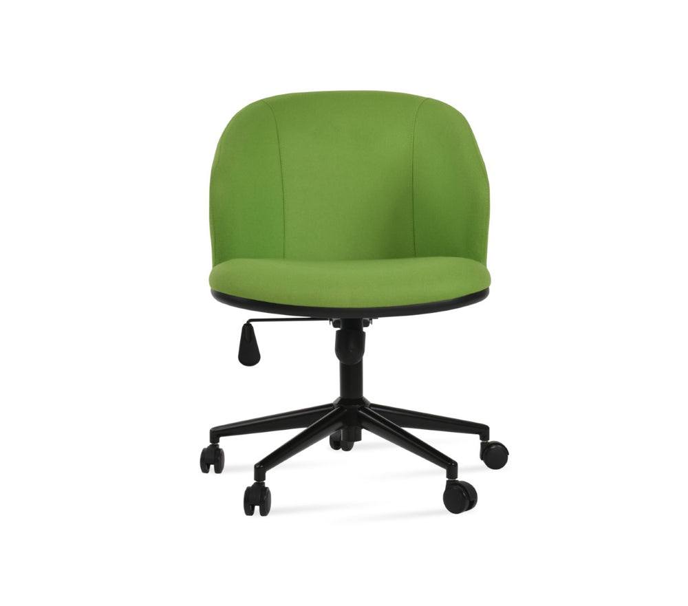 Soho Concept Athena Plywood Armchair In Camira Blazer Wool Fabric, 10-year Warranty, Stylish Office Comfort Black  Soho-concept-dining-chair-12660