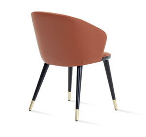 Soho Concept Athena Star Armchair Dining Chair In Camira Blazer Wool - Stylish, Durable, And Guaranteed Comfort! Black,Gold  Soho-concept-dining-chair-00790