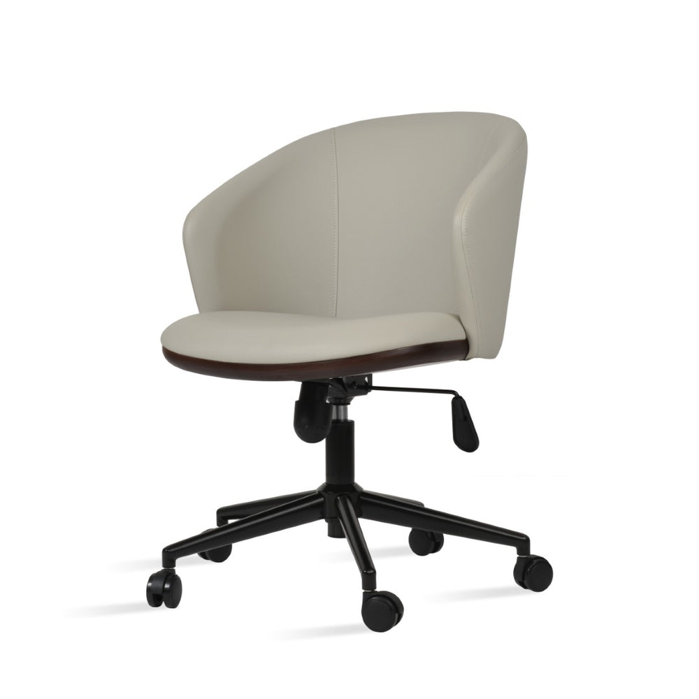 Soho Concept Athena Office Chair – Premium Leatherette, Adjustable Height, 2-year Guarantee, Limited Stock! Fr Cinnamon  Soho-concept-dining-chair-11636