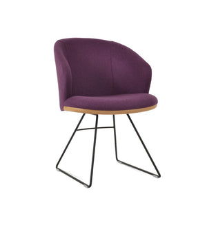 Soho Concept Athena Wire Armchair Dining Chair In Premium Camira Blazer Wool - 10-year Guarantee & Chic Design Black,Natural  Soho-concept-dining-chair-00832