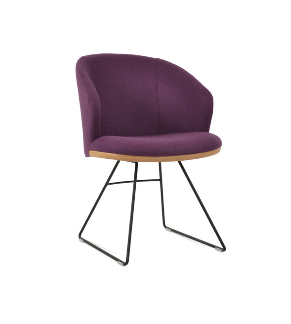 Soho Concept Athena Wire Armchair Dining Chair In Premium Camira Blazer Wool - 10-year Guarantee & Chic Design Black,Natural  Soho-concept-dining-chair-00832