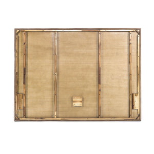 Lh Imports Atlantis King Bed - Elevate Your Bedroom With Sophisticated Geometric Patterns And Artistic Elegance Brown Solid Acacia,Acacia Veneer,Mdf Atl001ks