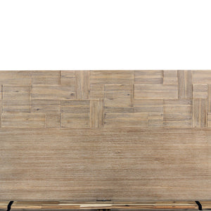 Lh Imports Atlantis King Bed - Elevate Your Bedroom With Sophisticated Geometric Patterns And Artistic Elegance Brown Solid Acacia,Acacia Veneer,Mdf Atl001qs