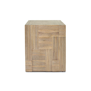 Lh Imports Atlantis Modern Side Table With Stylish Storage Shelf - Versatile Design For Any Room Decor Brown Solid Acacia,Acacia Veneer,Mdf Atl033