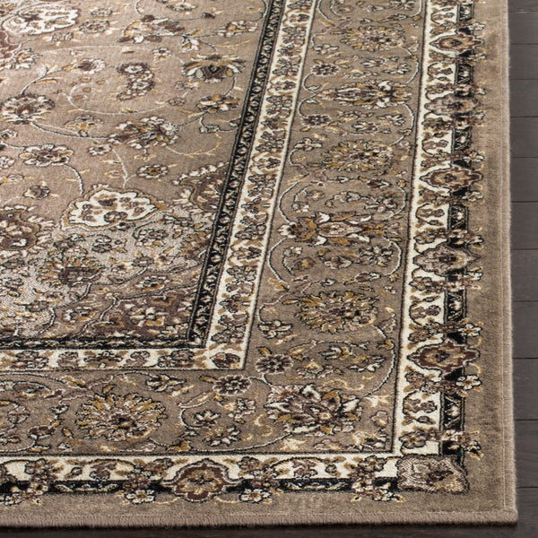 Safavieh Atlas Luxurious Taupe And Blue Area Rug – Timeless Elegance For Your Living Space Décor Upgrade Silver ,Silver Viscose Pile Atl668p-5