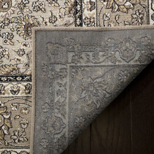 Safavieh Atlas Luxurious Taupe And Blue Area Rug – Timeless Elegance For Your Living Space Décor Upgrade Silver ,Silver Viscose Pile Atl668p-5