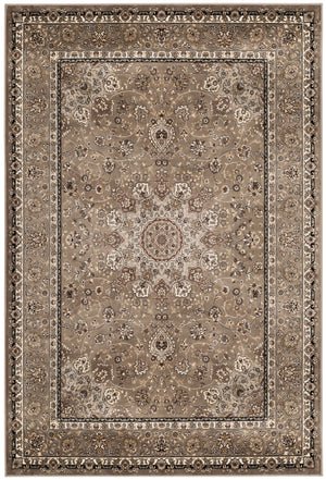 Safavieh Atlas Luxurious Taupe And Blue Area Rug – Timeless Elegance For Your Living Space Décor Upgrade Silver ,Silver Viscose Pile Atl668p-5