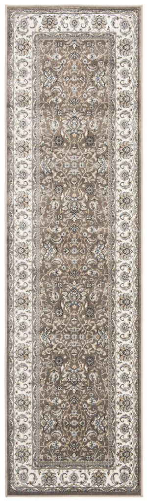 Safavieh Atlas Taupe Runner Rug - Timeless Elegance With Intricate Patterns For Sophisticated Spaces Taupe ,Blue Viscose Pile Atl671e-3