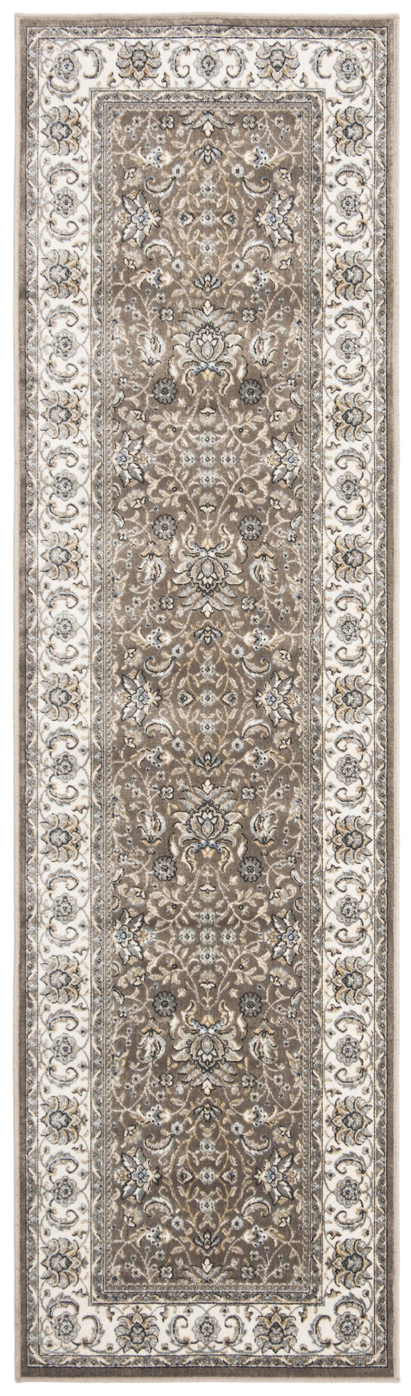 Safavieh Atlas Taupe Runner Rug - Timeless Elegance With Intricate Patterns For Sophisticated Spaces Taupe ,Blue Viscose Pile Atl671e-3