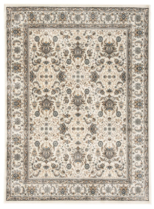 Safavieh Atlas Taupe Runner Rug - Timeless Elegance With Intricate Patterns For Sophisticated Spaces Ivory ,Blue Viscose Pile Atl671f-3