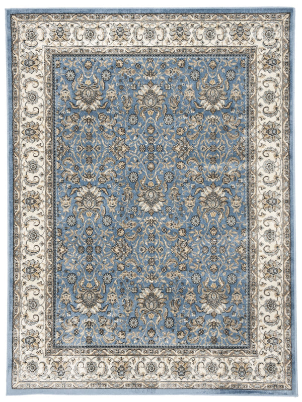 Safavieh Atlas Exquisite Power Loomed Area Rug In Sophisticated Taupe And Blue For Timeless Elegance Blue ,Ivory Viscose Pile Atl671l-4