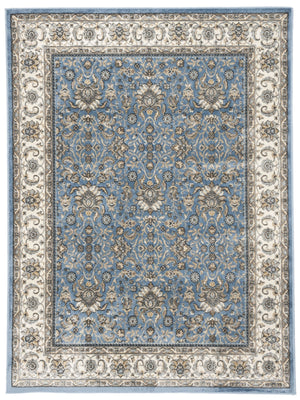Safavieh Atlas Taupe Runner Rug - Timeless Elegance With Intricate Patterns For Sophisticated Spaces Blue ,Ivory Viscose Pile Atl671l-3