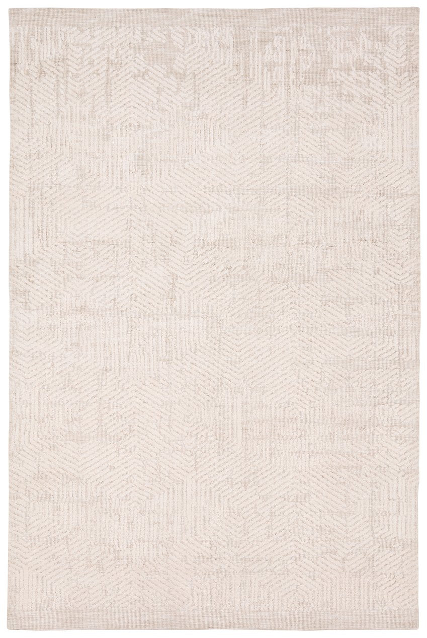 Jaipur Living Atmosphere Erwin Atm01 Handwoven Handmade 100% Polyester Contemporary Geometric Indoor Rug Tan 100% Polyester, 100% Cotton Rug160926