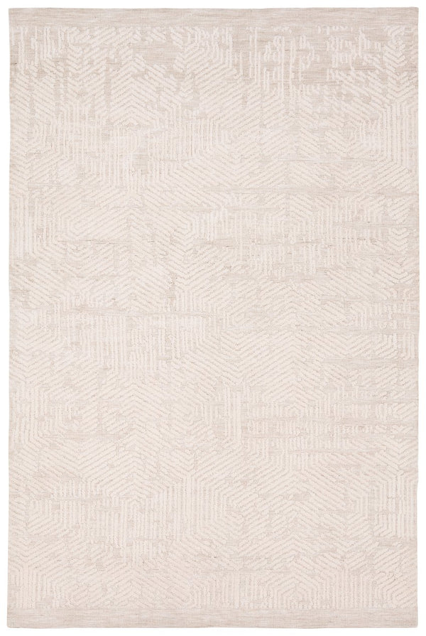 Jaipur Living Atmosphere Erwin Atm01 Handwoven Handmade 100% Polyester Contemporary Geometric Indoor Rug Tan 100% Polyester, 100% Cotton Rug160926