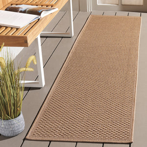 Safavieh Atrium Handcrafted Indoor/Outdoor Area Rug - Luxurious Egyptian Design With Plush Comfort & Durability Beige 42% Polypropylene,41% Jute,12% Polyester,5% Adhesive Material Atm100b-28