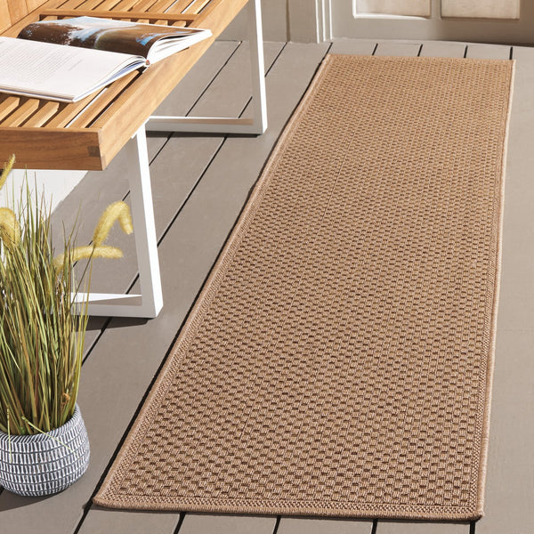 Safavieh Atrium Handcrafted Indoor/Outdoor Area Rug - Luxurious Egyptian Design With Plush Comfort & Durability Beige 42% Polypropylene,41% Jute,12% Polyester,5% Adhesive Material Atm100b-28