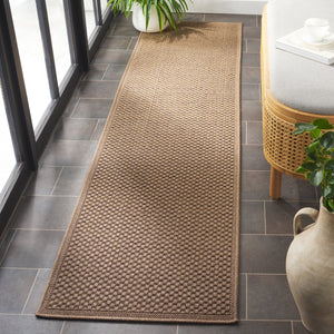 Safavieh Atrium Handcrafted Indoor/Outdoor Area Rug - Luxurious Egyptian Design With Plush Comfort & Durability Beige 42% Polypropylene,41% Jute,12% Polyester,5% Adhesive Material Atm100b-28