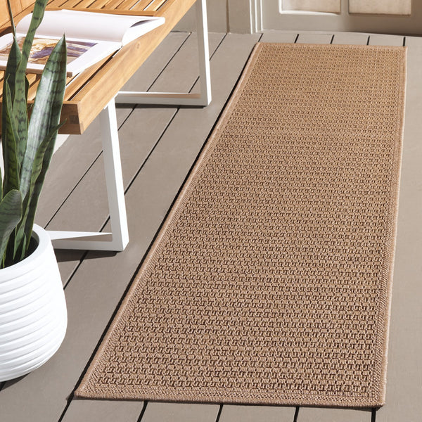 Safavieh Atrium Timeless Elegance Area Rug – Durable Indoor/Outdoor Decor With Soft Touch And Neutral Appeal Beige 42% Polypropylene,41% Jute,12% Polyester,5% Adhesive Material Atm101b-4