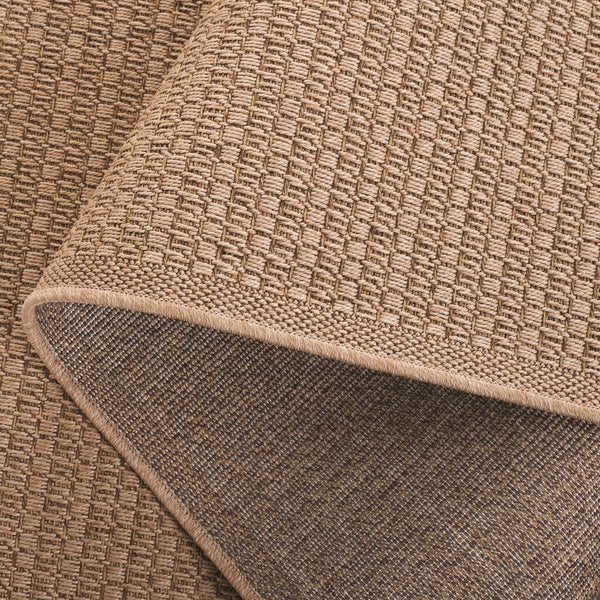 Safavieh Atrium Timeless Elegance Area Rug – Durable Indoor/Outdoor Decor With Soft Touch And Neutral Appeal Beige 42% Polypropylene,41% Jute,12% Polyester,5% Adhesive Material Atm101b-4