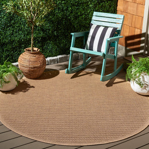 Safavieh Atrium Timeless Elegance Area Rug – Durable Indoor/Outdoor Decor With Soft Touch And Neutral Appeal Beige 42% Polypropylene,41% Jute,12% Polyester,5% Adhesive Material Atm101b-4