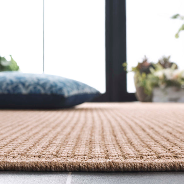 Safavieh Atrium Beige Medium Rectangle Area Rug 5'3" X 7'6" - Durable, Stylish, Perfect For Indoor & Outdoor Use Beige 42% Polypropylene,41% Jute,12% Polyester,5% Adhesive Material Atm102b-5