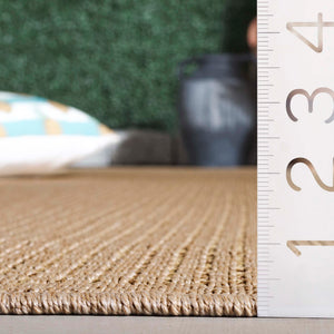 Safavieh Atrium Beige Medium Rectangle Area Rug 5'3" X 7'6" - Durable, Stylish, Perfect For Indoor & Outdoor Use Beige 42% Polypropylene,41% Jute,12% Polyester,5% Adhesive Material Atm102b-5