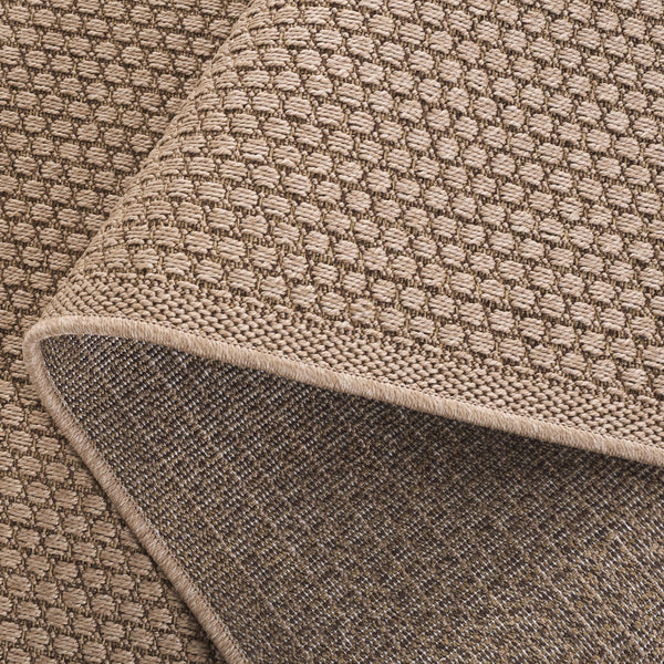 Safavieh Atrium Beige Medium Rectangle Area Rug 5'3" X 7'6" - Durable, Stylish, Perfect For Indoor & Outdoor Use Beige 42% Polypropylene,41% Jute,12% Polyester,5% Adhesive Material Atm102b-5