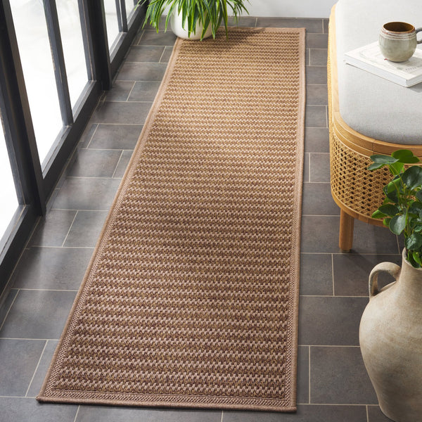 Safavieh Atrium 6ft 7in Indoor/Outdoor Area Rug - Luxurious Beige Design For Elegant Home Decor & Comfort Beige 42% Polypropylene,41% Jute,12% Polyester,5% Adhesive Material Atm104b-7r