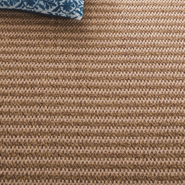 Safavieh Atrium 6ft 7in Indoor/Outdoor Area Rug - Luxurious Beige Design For Elegant Home Decor & Comfort Beige 42% Polypropylene,41% Jute,12% Polyester,5% Adhesive Material Atm104b-7r