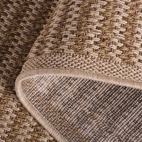 Safavieh Atrium 6ft 7in Indoor/Outdoor Area Rug - Luxurious Beige Design For Elegant Home Decor & Comfort Beige 42% Polypropylene,41% Jute,12% Polyester,5% Adhesive Material Atm104b-7r