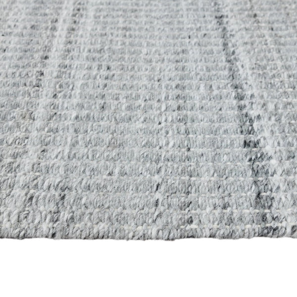 Amer Rugs Atlantic Hand-woven Area Rug In Geometric Design - Durable, Easy-care Solution For Any Space Dolphin Gray Yarn Atn10912