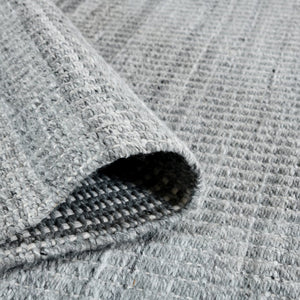 Amer Rugs Atlantic Hand-woven Area Rug In Geometric Design - Durable, Easy-care Solution For Any Space Dolphin Gray Yarn Atn10912