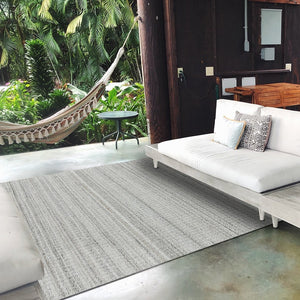 Amer Rugs Atlantic Hand-woven Area Rug In Geometric Design - Durable, Easy-care Solution For Any Space Dove Yarn Atn20508