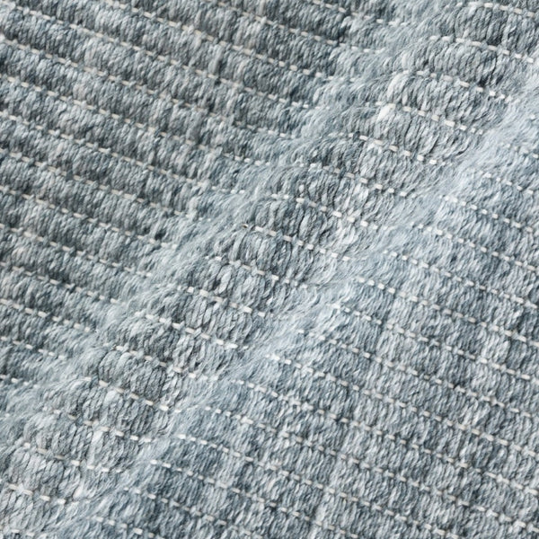 Amer Rugs Atlantic Hand-woven Area Rug In Geometric Design - Durable, Easy-care Solution For Any Space Metallic Gray Yarn Atn30810