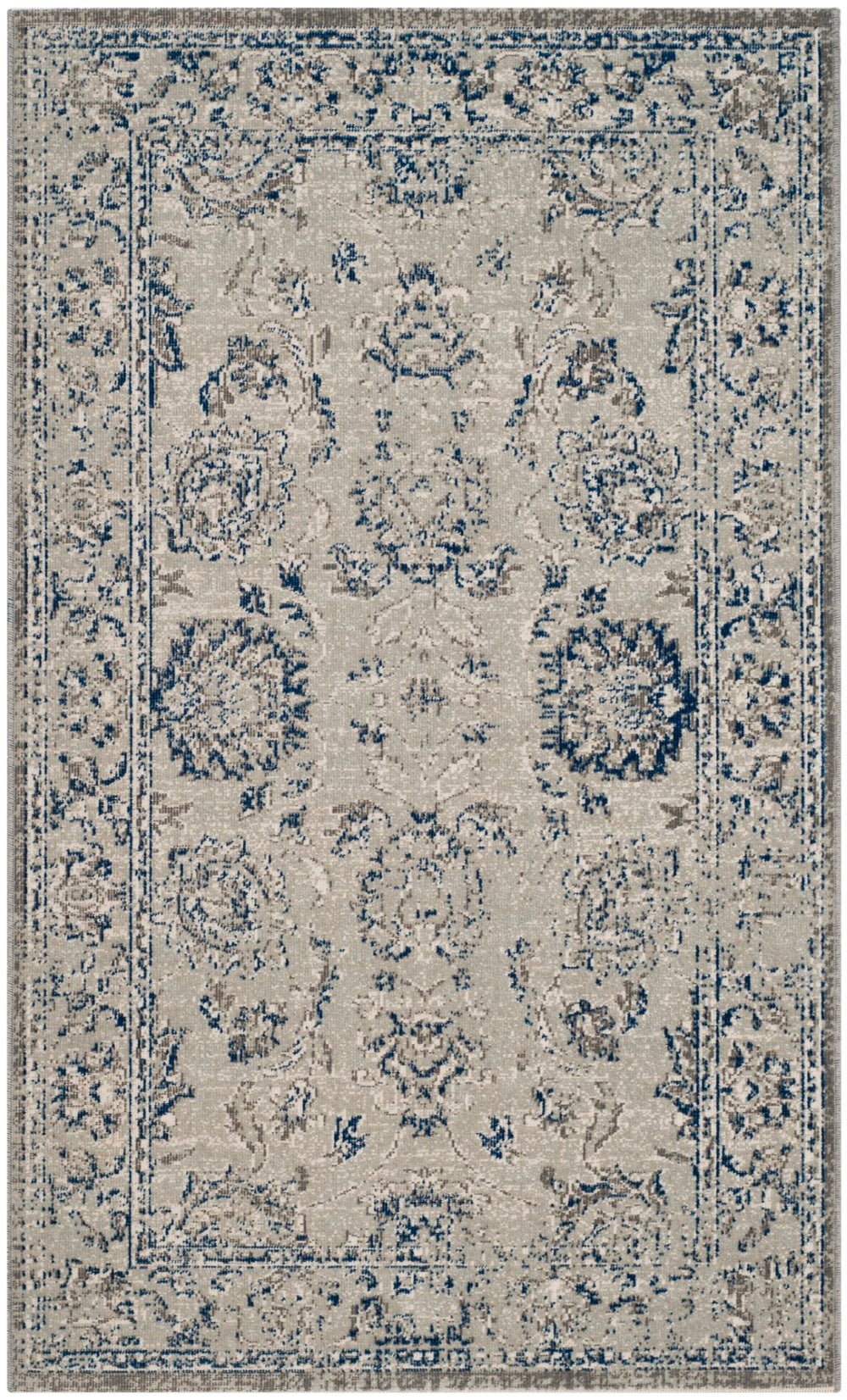 Safavieh Artisan 316 Power Loomed  Rug Silver / Silver ATN316C-3