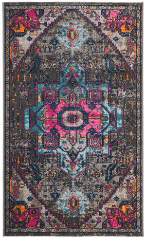Safavieh Artisan 332 Power Loomed  Rug Grey / Fuchsia ATN332J-3