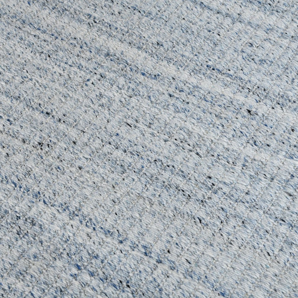 Amer Rugs Atlantic Hand-woven Area Rug In Geometric Design - Durable, Easy-care Solution For Any Space Sky Blue Yarn Atn50406